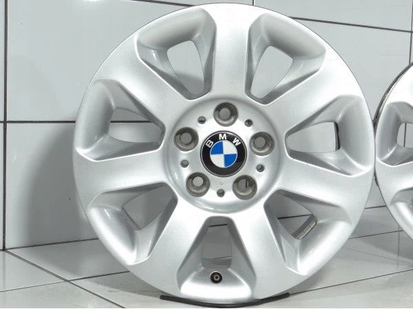 4x Alufelge 16 Zoll 7.0" 5x120 20ET Glanz Silber 6758774 BMW E39 E60 E61 FEL8943158097zz