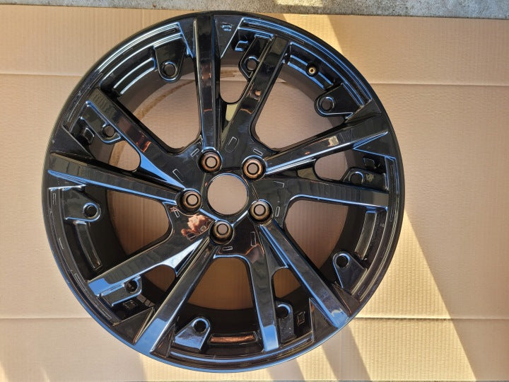 1x Alufelge 19 Zoll 7.5" 5x114.3 40ET Glanz Schwarz Nissan X-Trail I Rim Wheel FEL1709152341wg