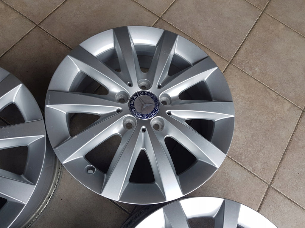 4x Alufelge 16 Zoll 6.5" 5x112 49ET A2464010202 Mercedes-Benz W245 W169 FEL7054762385wt