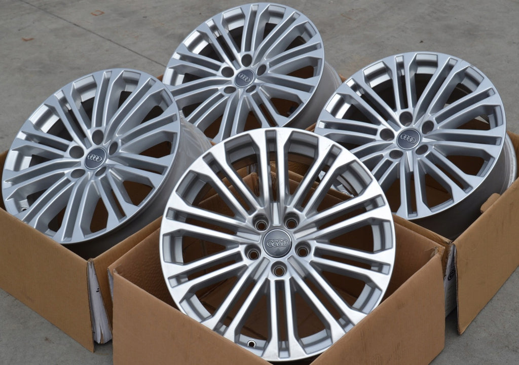 4x Alufelge 18 Zoll 8.0" 5x112 31ET Glanz Silber 8W0601025 Audi A4 Rim Wheel FEL9298595756ic