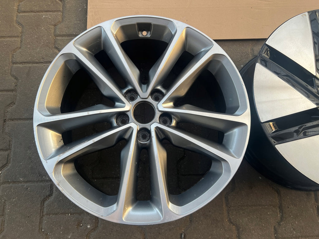 1x Alufelge 19 Zoll 7.5" 5x114.3 Glanz 52910-2W410 Hyundai Tucson Santa Fe