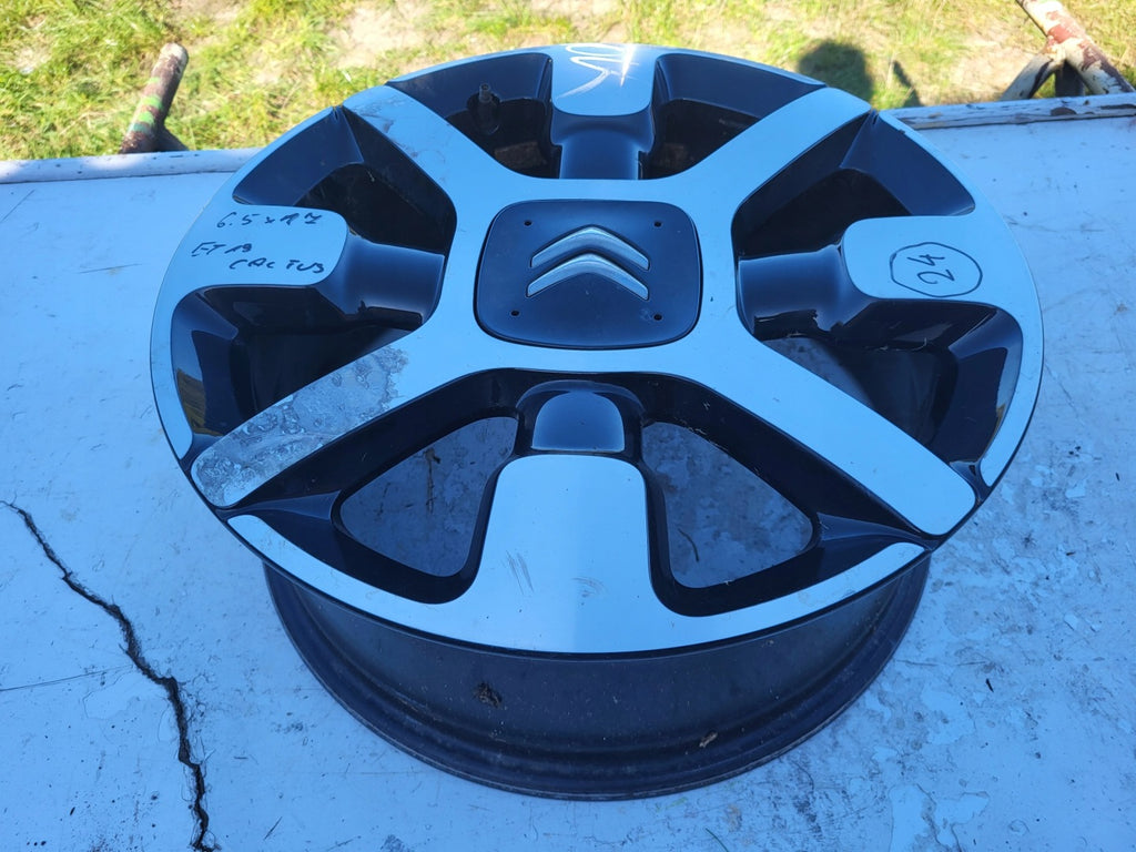 1x Alufelge 17 Zoll 6.5" 4x108 19ET 9800494077 Citroën C4 Picasso Cactus FEL4495823100cr