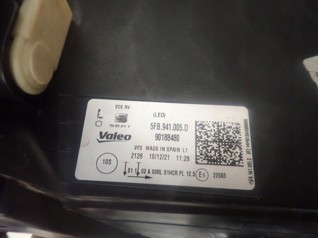 Frontscheinwerfer Seat Leon 5FB941005D Links Scheinwerfer Headlight