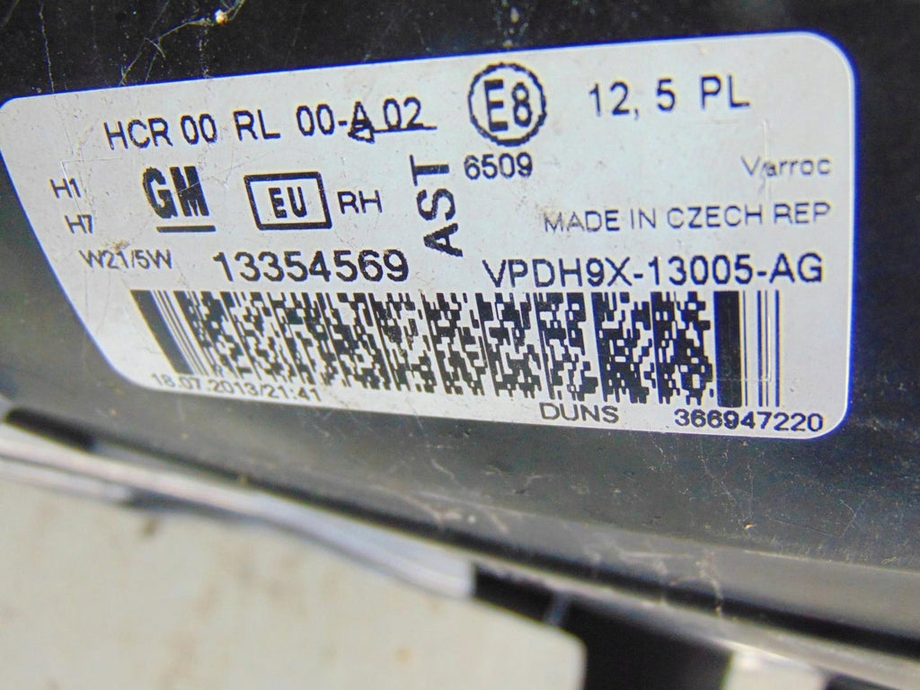 Frontscheinwerfer Opel Adam 13354569 VPDH9X-13005-AG 366947220 Rechts Headlight