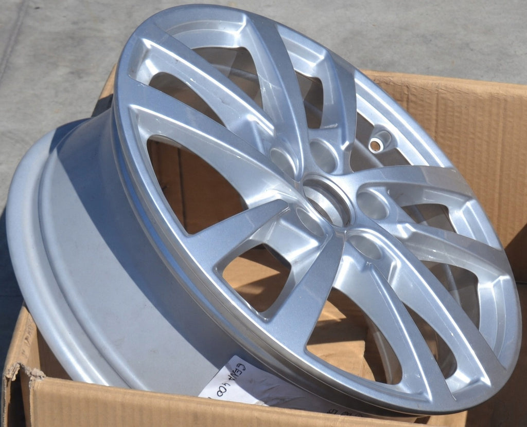 1x Alufelge 17 Zoll 6.0" 5x112 48ET Glanz Silber 8V0601025DH Audi Rim Wheel