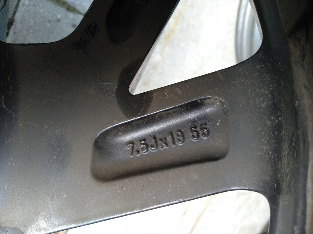 1x Alufelge 18 Zoll 7.5" 5x114.3 55ET Glanz Graphit 52910-G4800 Hyundai I30 Iii