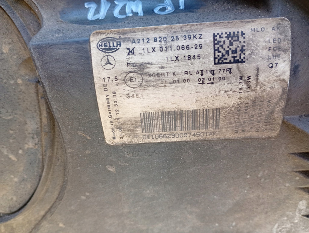 Frontscheinwerfer Mercedes-Benz W212 A2128202539 Ein Satz Scheinwerfer Headlight SCH3616366027ff