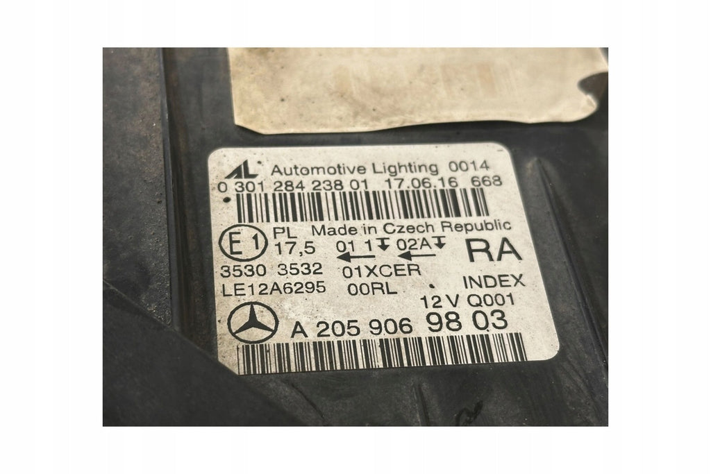Frontscheinwerfer Mercedes-Benz W205 2059069803 Rechts Scheinwerfer Headlight SCH7140115570cq