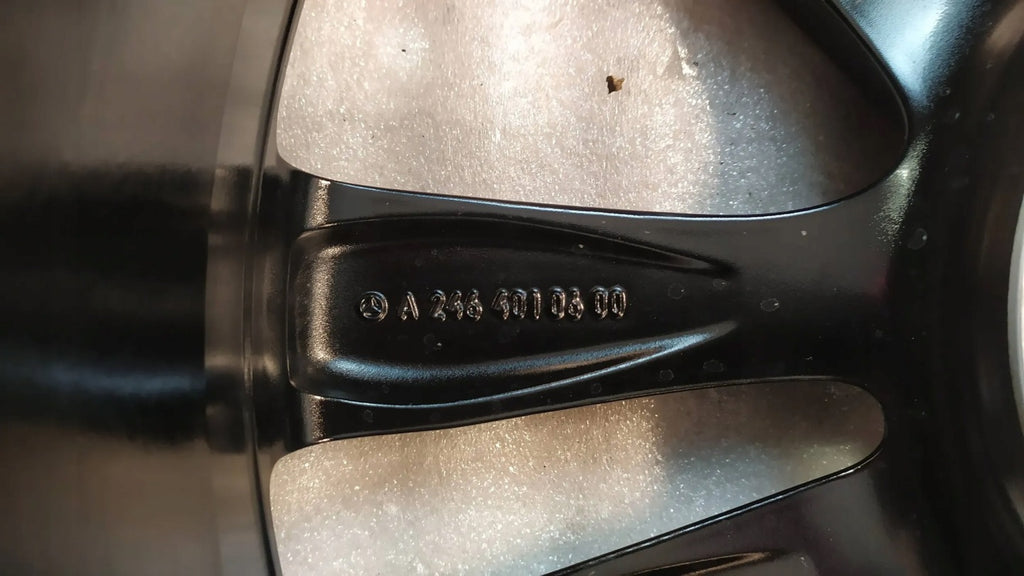 1x Alufelge 18 Zoll 7.5" 5x112 52ET Glanz Schwarz A2464010600 Mercedes-Benz W246 FEL4677438732wr