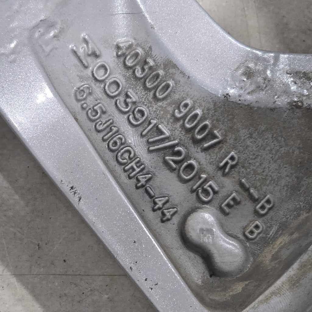 1x Alufelge 16 Zoll 6.5" 4x100 44ET 403009007R Renault Clio Iv Rim Wheel