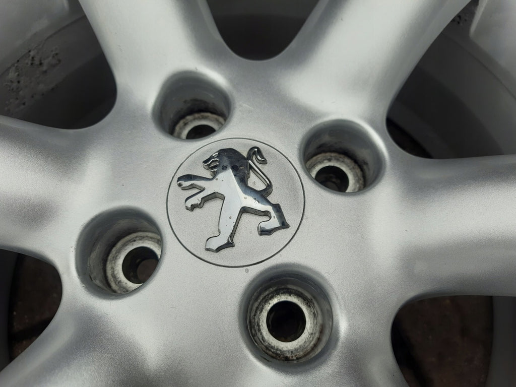 1x Alufelge 16 Zoll 6.5" 4x108 31ET Silber Peugeot 307 Rim Wheel FEL3165195077sf