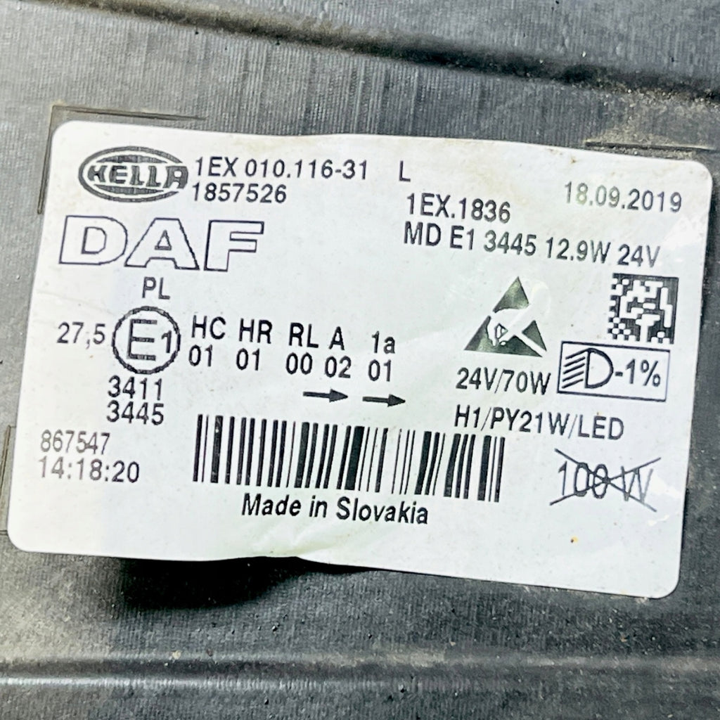 Frontscheinwerfer Daf 1857526 Links Scheinwerfer Headlight SCH7251124918ag