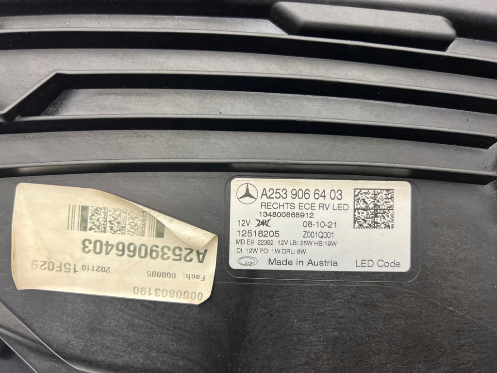 Frontscheinwerfer Mercedes-Benz Glc A2539066403 LED Rechts Headlight SCH3260476627az