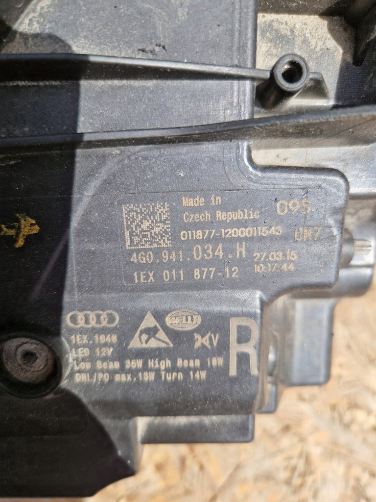 Frontscheinwerfer Audi A6 C7 4G0941034H Full LED Rechts Scheinwerfer Headlight