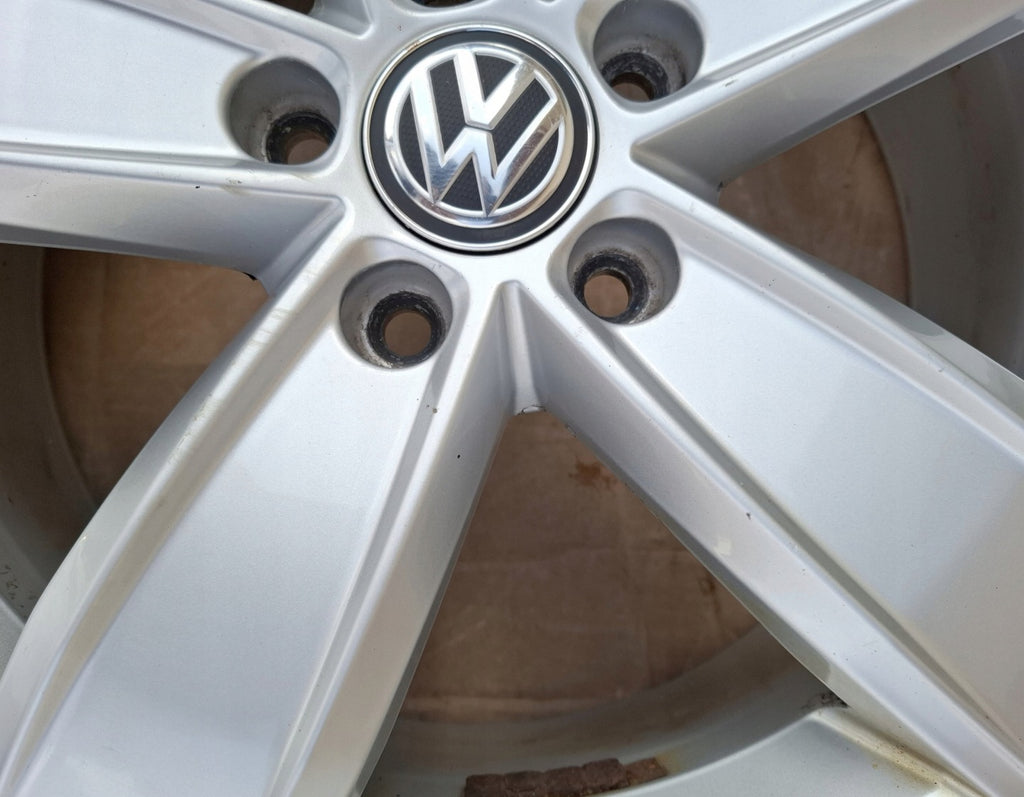 1x Alufelge 17 Zoll 6.5" 5x112 41ET Glanz Silber 3G0071497B VW I Rim Wheel FEL4430761016lh