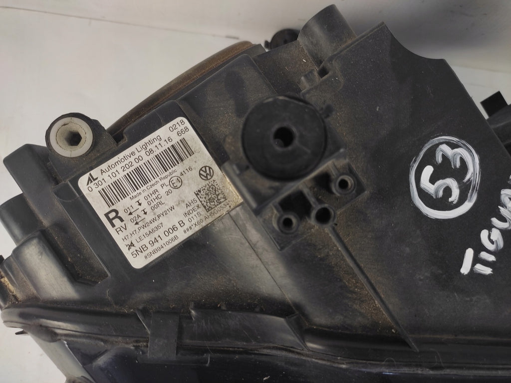 Frontscheinwerfer VW Tiguan 5NB941006B Rechts Scheinwerfer Headlight SCH9552291400ur