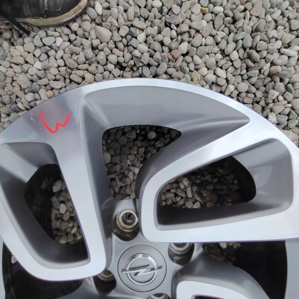 1x Alufelge 16 Zoll 6.5" 4x108 20ET Glanz Silber Opel Crossland X Rim Wheel FEL8136964116nu