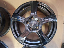 Laden Sie das Bild in den Galerie-Viewer, 4x Alufelge 16 Zoll 6.5" 5x114.3 48ET Glanz Schwarz Hyundai I I40 Rim Wheel FEL8622445372lj