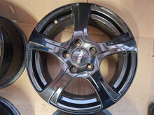 Laden Sie das Bild in den Galerie-Viewer, 4x Alufelge 16 Zoll 6.5" 5x114.3 48ET Glanz Schwarz Hyundai I I40 Rim Wheel FEL8622445372lj