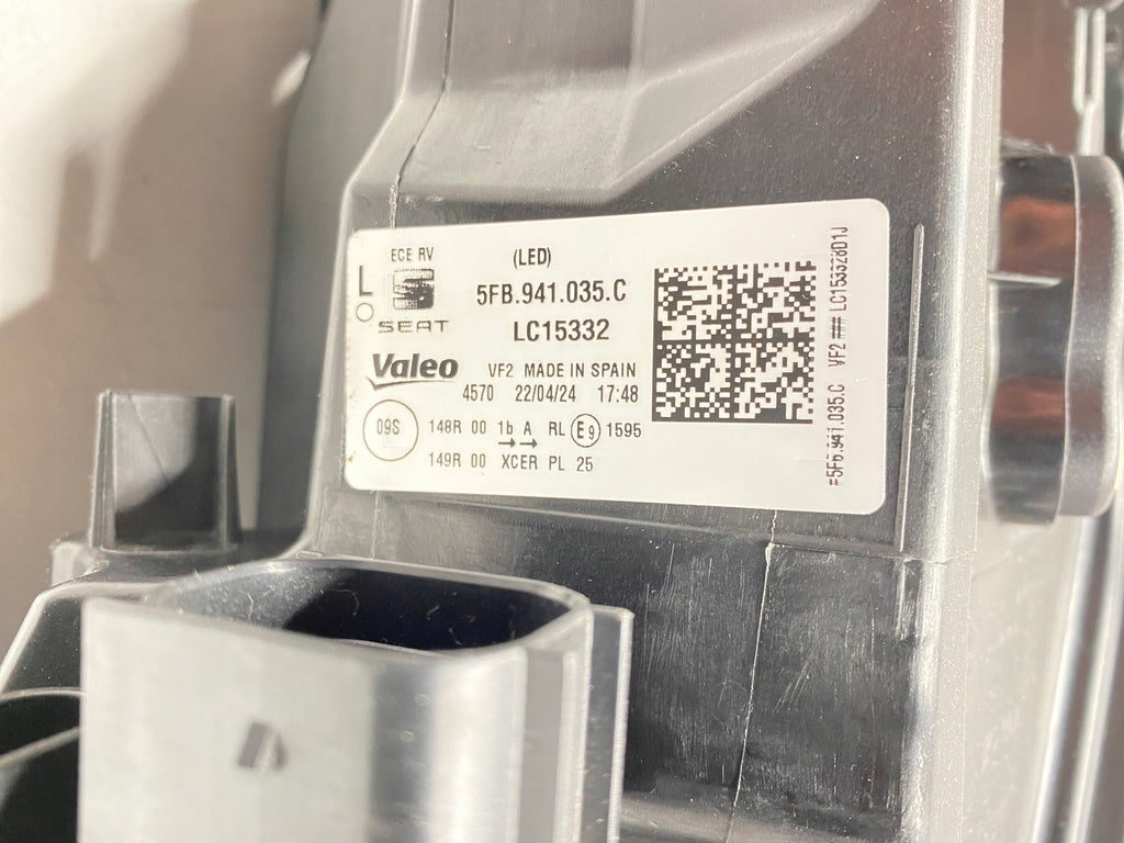 Frontscheinwerfer Cupra Leon 5FB941035C Full LED Links Scheinwerfer Headlight SCH3654496408fg