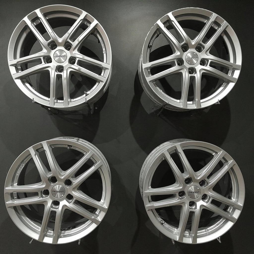 4x Alufelge 17 Zoll 7.5" 5x112 38ET Glanz Silber KBA51746 Audi A4 B8 Rim Wheel FEL5999726196ll