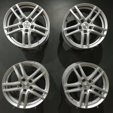 Laden Sie das Bild in den Galerie-Viewer, 4x Alufelge 17 Zoll 7.5" 5x112 38ET Glanz Silber KBA51746 Audi A4 B8 Rim Wheel FEL5999726196ll