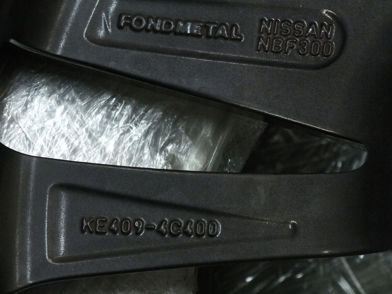 1x Alufelge 19 Zoll 7.0" 5x114.3 40ET Glanz Schwarz KE409-4C400 Nissan Xtrail