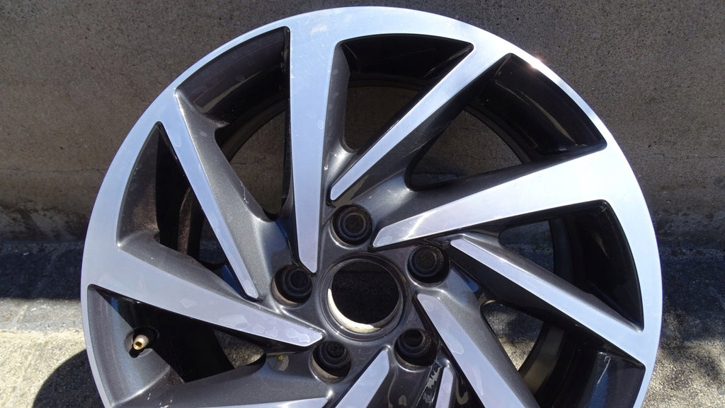 1x Alufelge 16 Zoll 6.5" 5x112 46ET Glanz Schwarz 5G0601025DM VW Golf Vii FEL7475509261xe