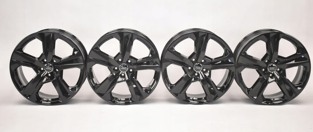4x Alufelge 19 Zoll 8.0" 5x112 27ET Glanz Silber 4K8601025 Audi Rim Wheel FEL5665299473gu