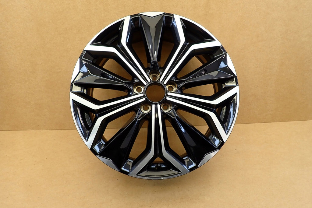 1x Alufelge 19 Zoll 7.0" 5x108 41ET Glanz Schwarz 9834512480 Citroën Ds4 Ds 4 FEL3738346945st