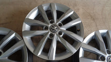 Load image into Gallery viewer, 4x Alufelge 16 Zoll 6.5" 5x112 48ET Glanz Silber 5TA601025 Seat I Rim Wheel FEL5054958502ta