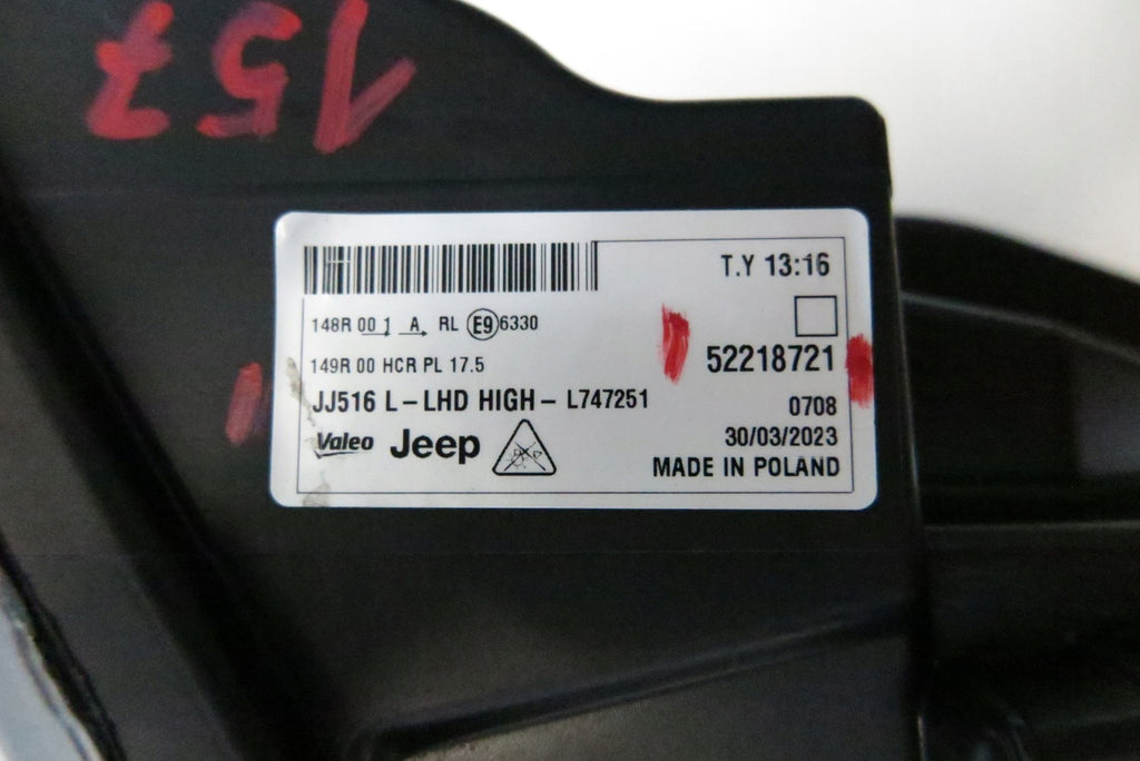 Frontscheinwerfer Jeep 52218721 LED Links Scheinwerfer Headlight SCH2726414855mg