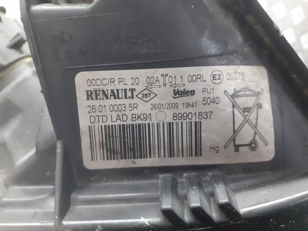 Frontscheinwerfer Renault Laguna III 260100035R Xenon Rechts Headlight SCH2201443371yk
