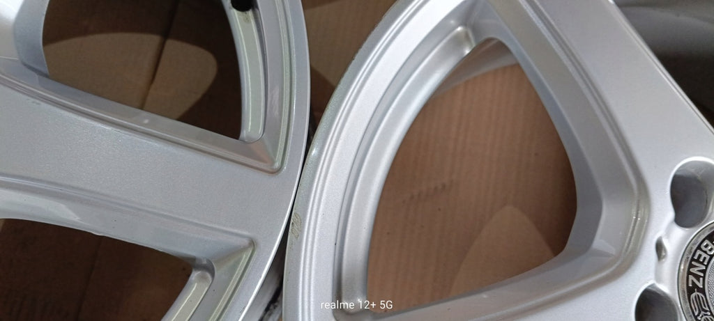 4x Alufelge 17 Zoll 7.5" 5x112 37ET Glanz Silber FRE75737B61-0 Rim Wheel FEL7169414779nf