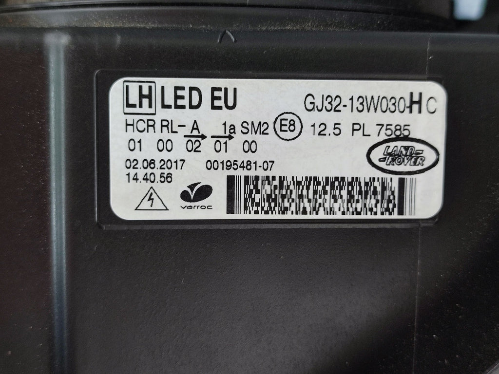 Frontscheinwerfer Land Rover Evoque GJ32-13W030-HC LED Links Headlight SCH5495581332wc