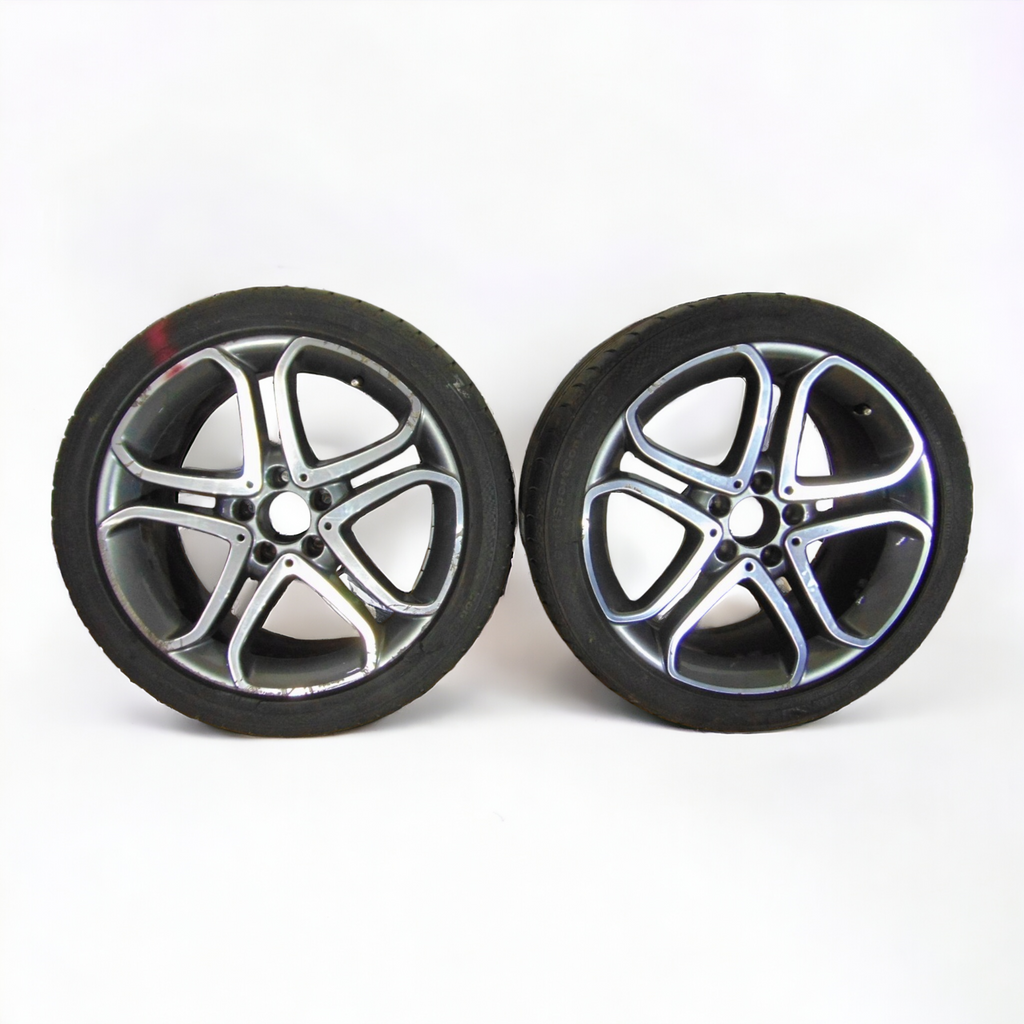 2x Alufelge 18 Zoll 8.5" 5x112 A2074012602 Mercedes-Benz Rim Wheel