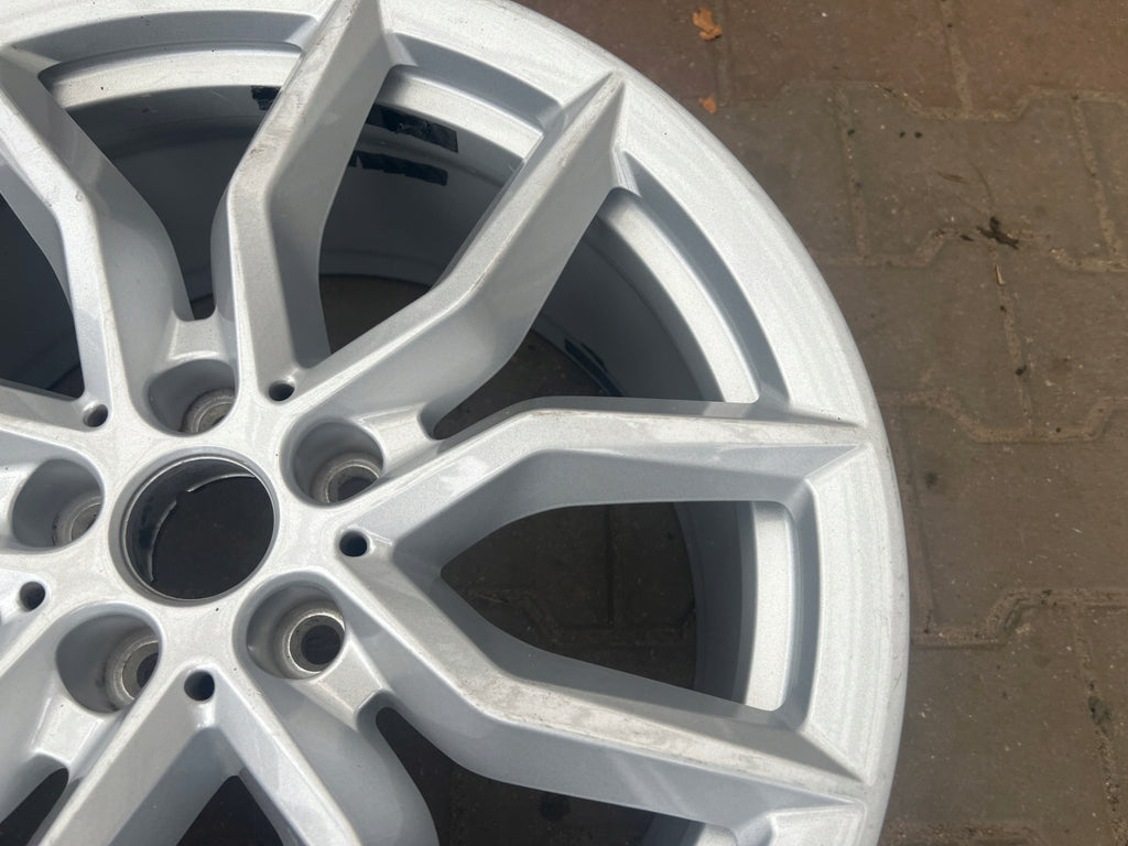 1x Alufelge 19 Zoll 9.0" 5x112 38ET Glanz Silber 6880685 BMW G05 Rim Wheel FEL7310047095um