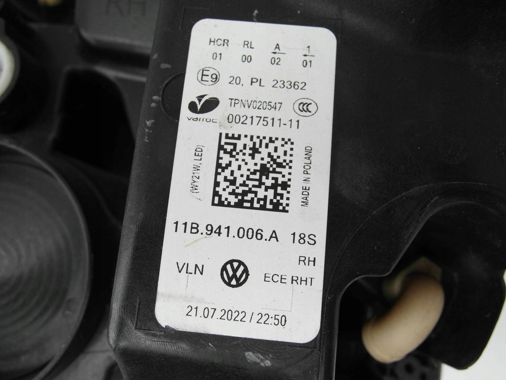 Frontscheinwerfer VW Id.3 11B941006A Rechts Scheinwerfer Headlight SCH8033258872wm