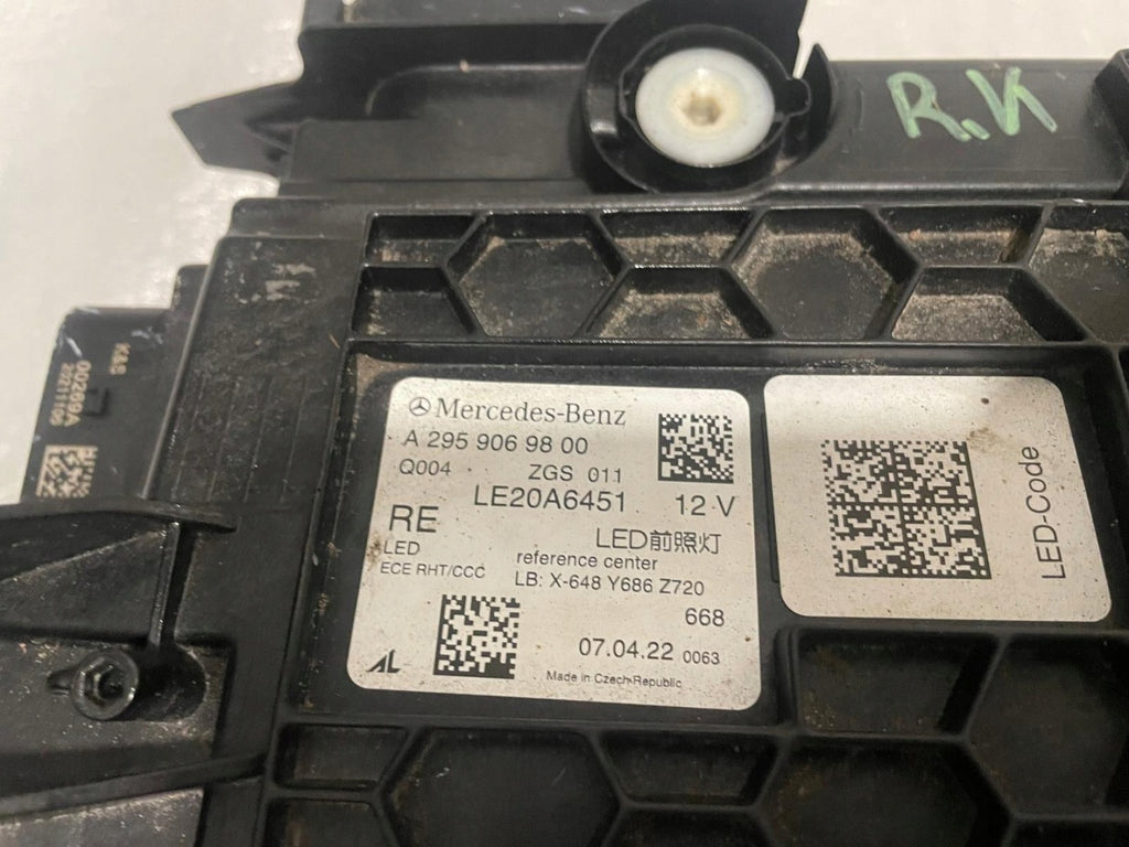 Frontscheinwerfer Mercedes-Benz Eqe A2959069800 LED Rechts Headlight SCH5390080924ef