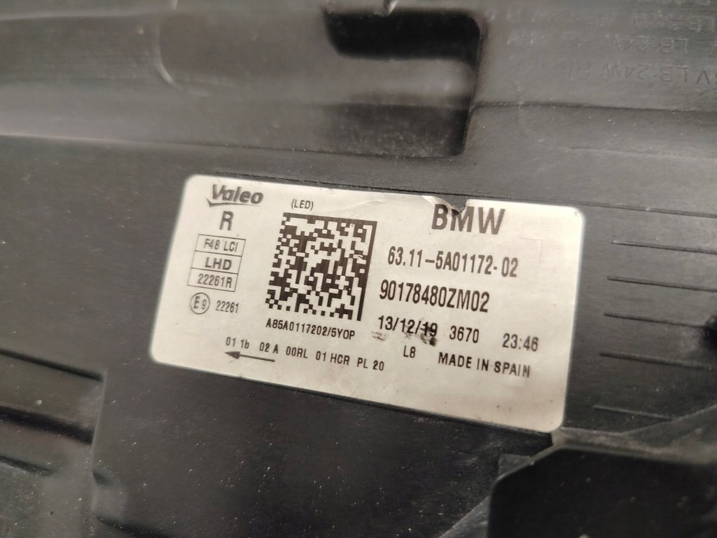 Frontscheinwerfer BMW X1 F48 5A01172 Full LED Rechts Scheinwerfer Headlight SCH1681324155ts