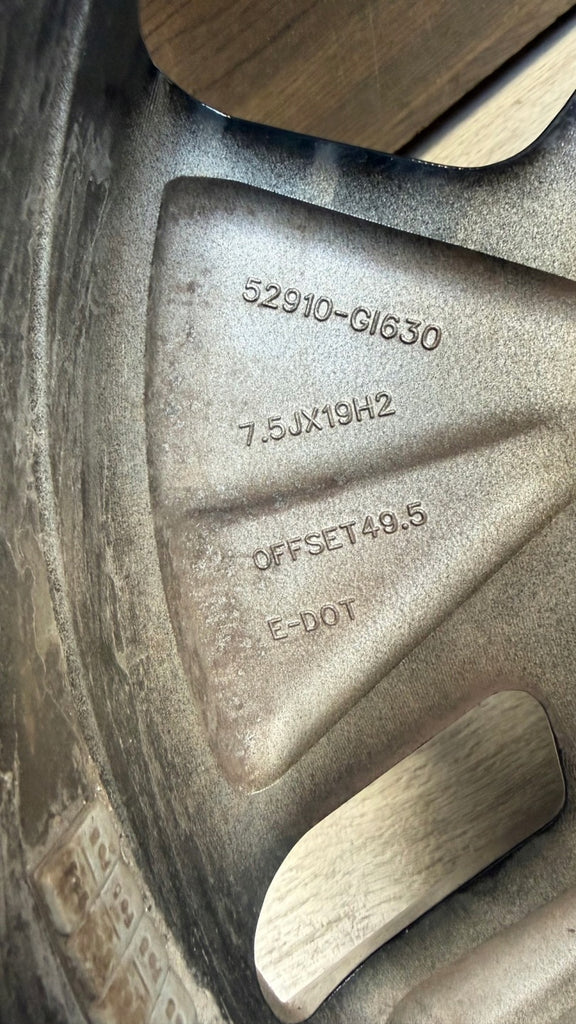 1x Alufelge 19 Zoll 7.5" 5x114.3 49 5ET 52910-GI630 Hyundai Tucson Rim Wheel FEL1520245215cz