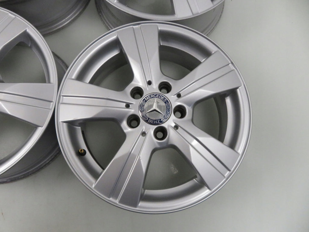 4x Alufelge 16 Zoll 6.0" 5x112 46ET A1694012202 Mercedes-Benz W169 Rim Wheel FEL5230688607xx