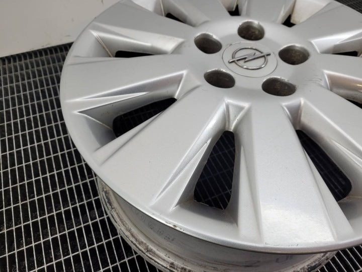 1x Alufelge 16 Zoll 6.5" 5x110 41ET Glanz Silber OPEL129929 Opel Zafira B FEL9293262067rh