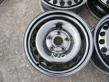 Laden Sie das Bild in den Galerie-Viewer, 4x Alufelge 15 Zoll 6.0" 5x112 47ET Schwarz VW Caddy V Golf III Jetta VI Touran FEL4648129954me