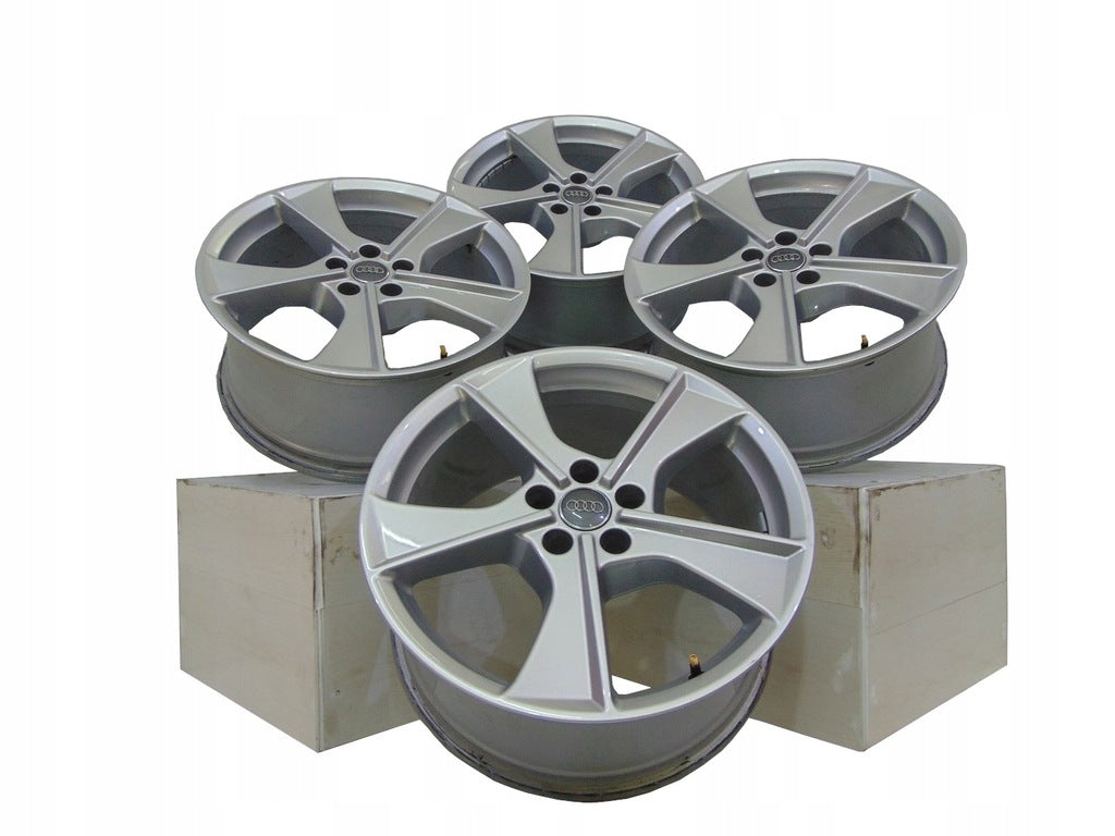 4x Alufelge 19 Zoll 8.5" 5x112 28ET Glanz Silber 4M0601025L Audi Q7 Rim Wheel FEL9924333320cb