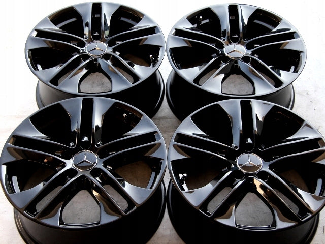 1x Alufelge 17 Zoll 7.5" 5x112 47ET Glanz Silber A2044017502 Mercedes-Benz W204