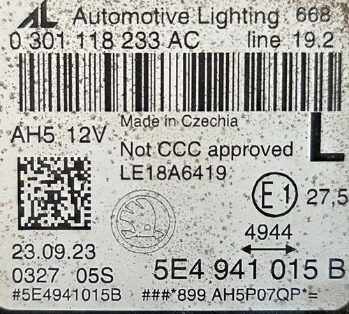 Frontscheinwerfer Skoda Octavia IV 5E4941015B LED Links Scheinwerfer Headlight SCH9665494105qf