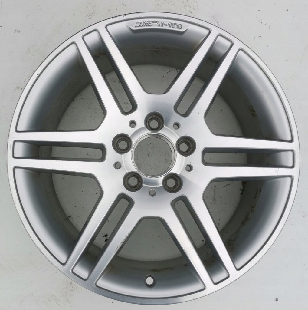 1x Alufelge 17 Zoll 8.5" 5x112 58ET Glanz Silber A2044014602 Mercedes-Benz W204 FEL7308638243za