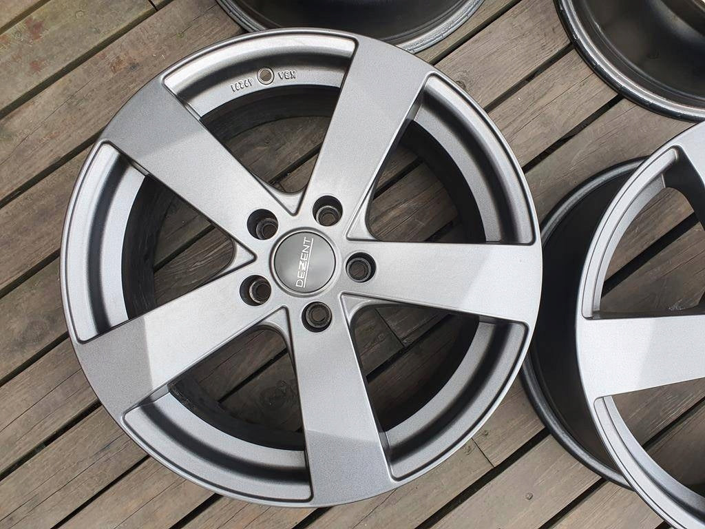 4x Alufelge 17 Zoll 7.5" 5x112 35ET Glanz Silber KBA49291 Audi A4 B8 4 Rim Wheel FEL2373545120du