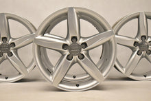 Load image into Gallery viewer, 4x Alufelge 18 Zoll 8.0" 5x112 47ET Glanz Silber 8K0601025D Audi A4 B8 Rim Wheel FEL1621223019rw